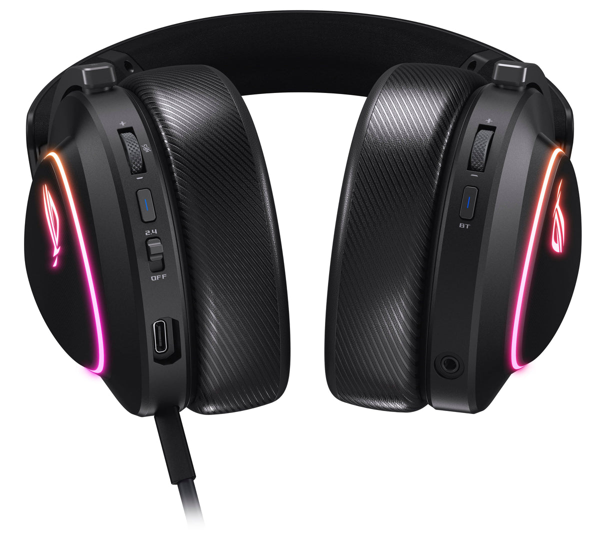 ASUS - ROG Delta II Wireless RGB Gaming Headset for PC/Mac, Xbox, PS5, PS4 and Switch - Black