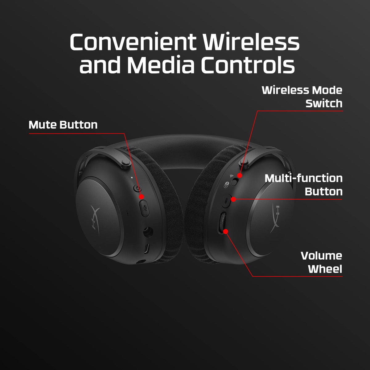 HyperX - Cloud Alpha 2 Wireless Gaming Headset for PC, PS5, PS4, Nintendo Switch, Mac, Mobile, and Bluetooth - Black