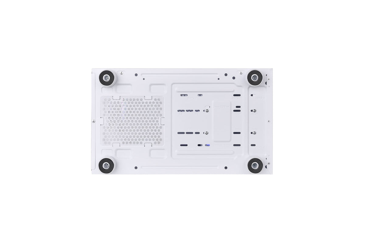 Thermaltake - View 170 TG ARGB  Micro-ATX Mid-Tower PC Case - Snow