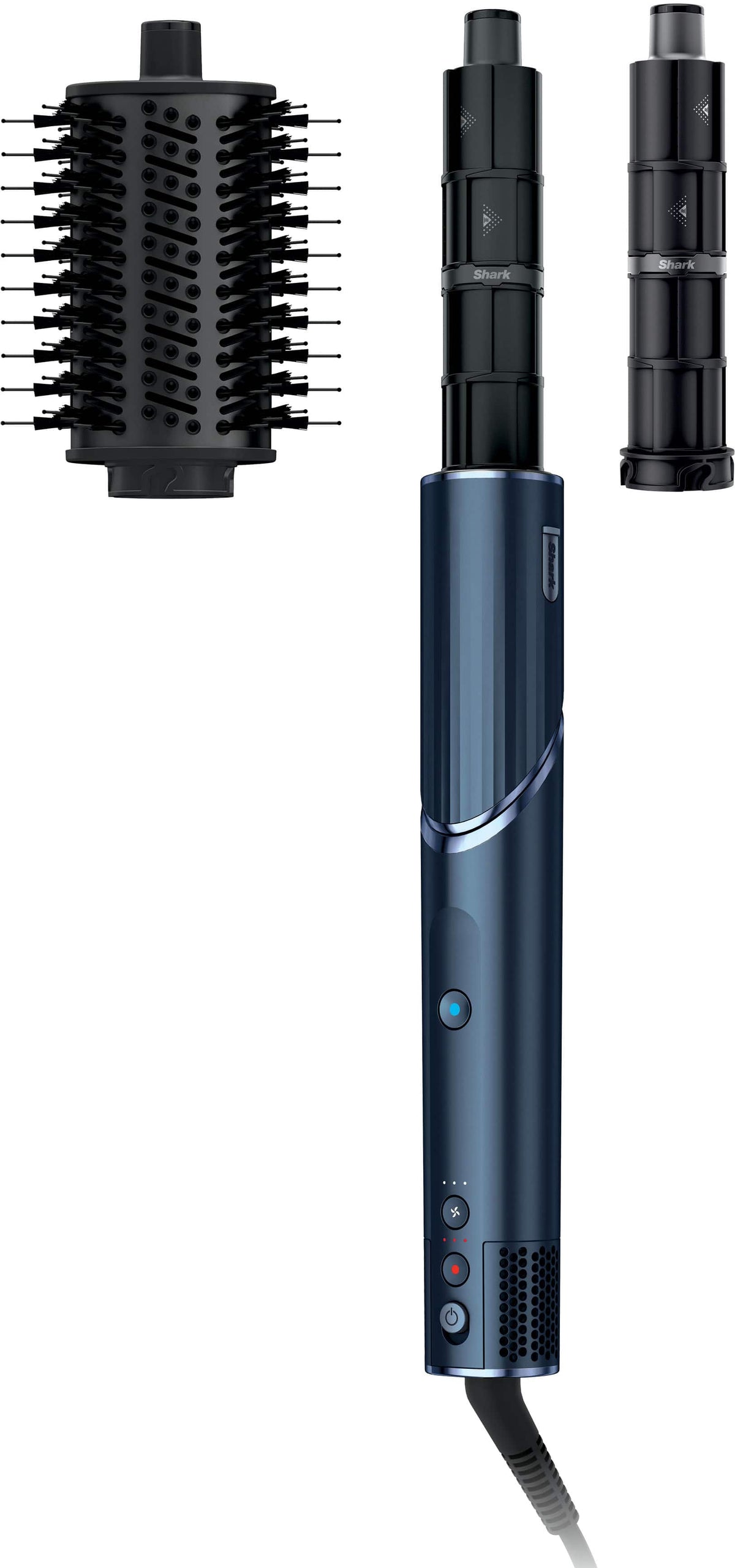Shark - FlexStyle Air Styling & Drying System, Powerful Hair Blow Dryer and Multi-Styler - Straight & Wavy Hair - Indigo Rush