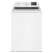 Whirlpool - 4.3 Cu. Ft. Top Load Impeller Washer with Quick Wash Cycle and Soft Close Glass Lid - White