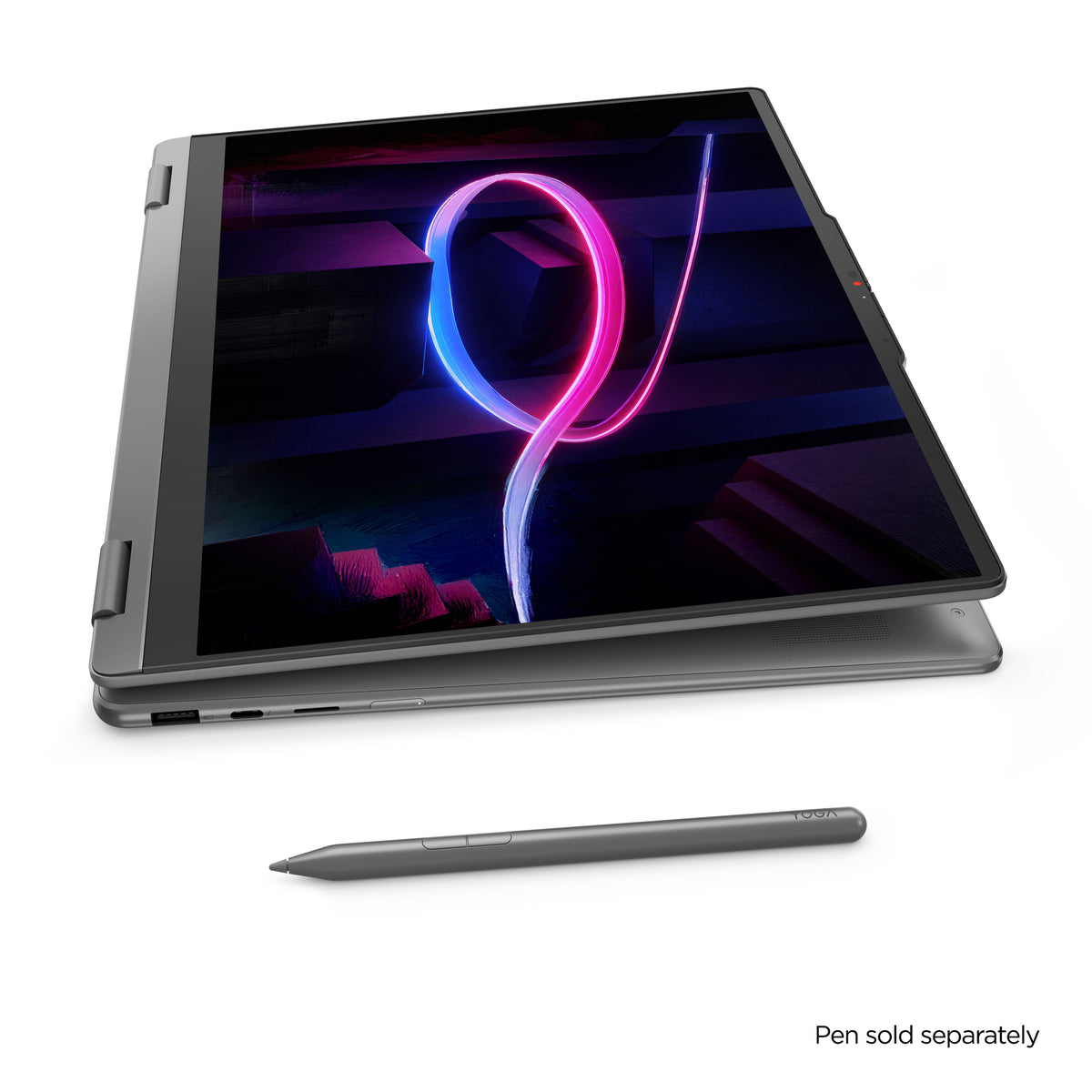 Lenovo - Yoga 7i 2-in-1 16" 2K OLED Touchscreen Laptop - Intel Core Ultra 5 Processor 322 2026 - 8GB Memory - 512GB Storage - Luna Grey