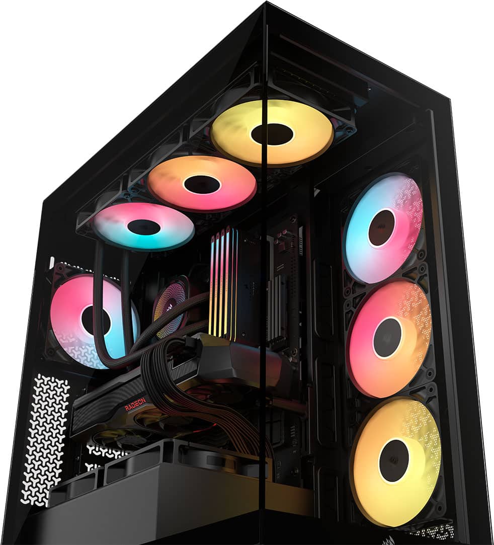 CORSAIR - 3500X RS-R ARGB ATX Mid-Tower PC Case - Black