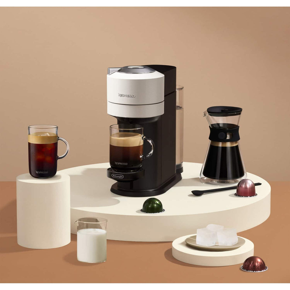 Nespresso - Vertuo Next Premium Coffee and Espresso Maker - White