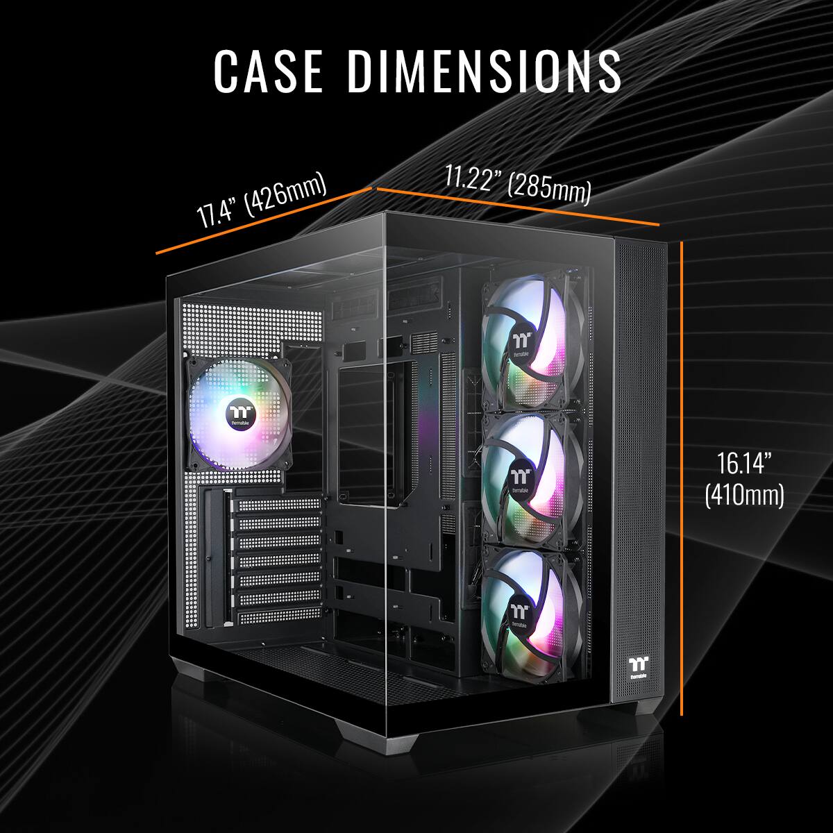 Thermaltake - LCGS View u2880-380 Gaming Desktop Intel Core Ultra 9 285K 2025, 32GB Memory, NVIDIA GeForce RTX 5080, 2TB NVMe M.2 - Black