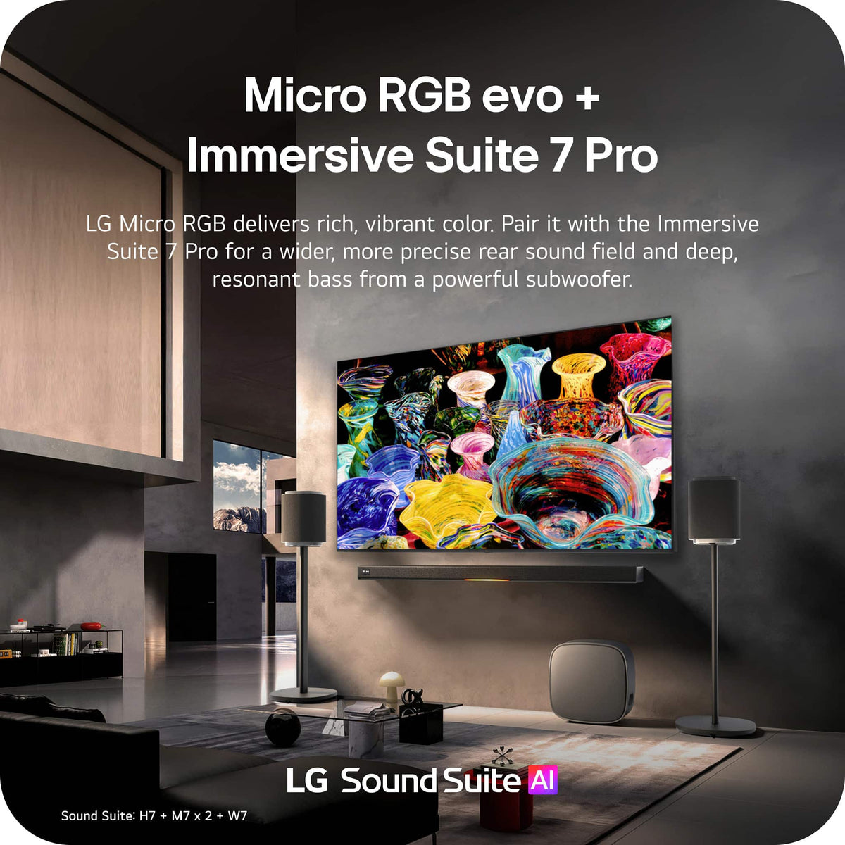 LG - 100" Class MRGB95 Micro RGB evo AI 4K Smart webOS TV with Triple 100% Color Coverage Certified (2026)