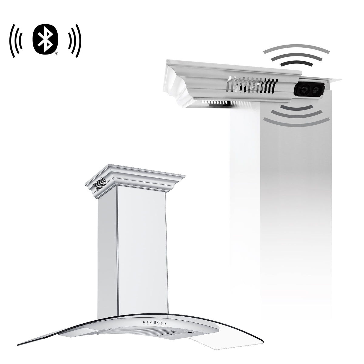 ZLINE - 42 inches - Externally Vented - Wall Range Hood - Stainless Steel