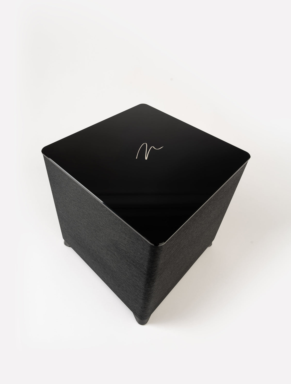 MartinLogan - Dynamo Foundation 10, 10” Sealed, Powered Subwoofer, with Magnitude MT-400 Amplifier, DSP-Optimized, and Wireless Ready - Brushed Black