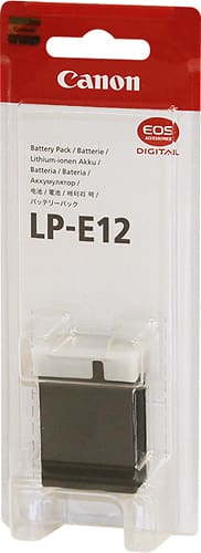 Canon - Rechargeable Lithium-Ion Battery Pack for LP-E12