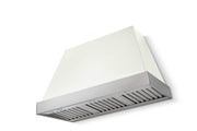 AGA - 48 inches - Externally Vented - Wall Range Hood - White