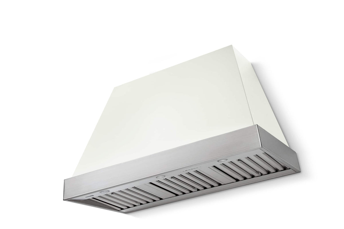 AGA - 48 inches - Externally Vented - Wall Range Hood - White