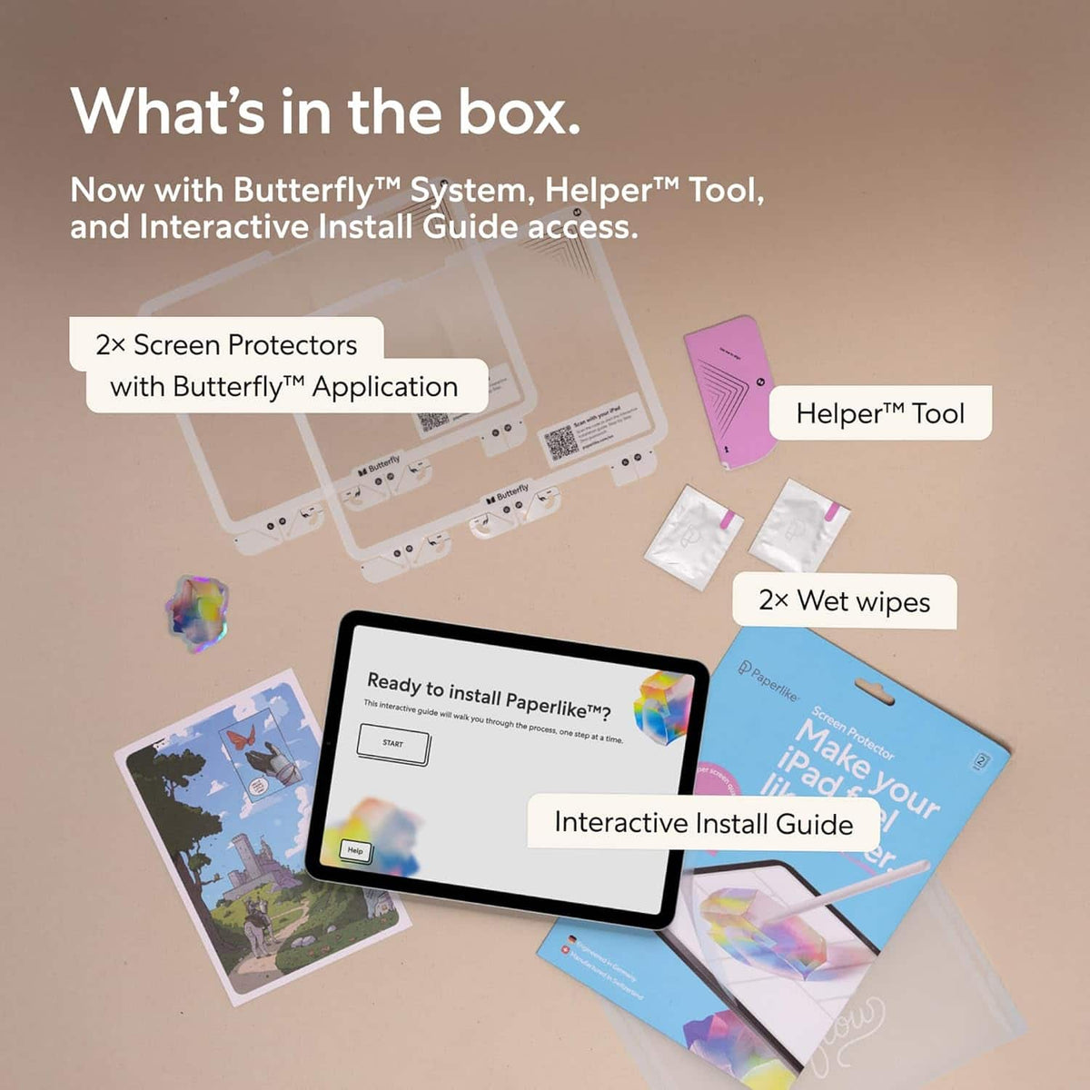 Paperlike - 3 Screen Protector 2-Pack - iPad 10.9" (10th Gen) & iPad 11" (A16) - Clear
