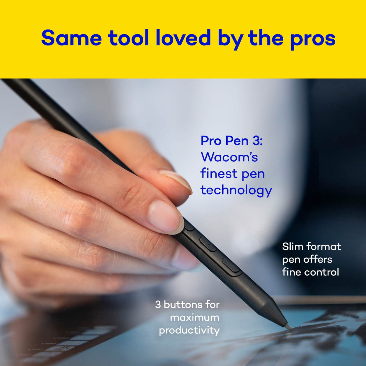 Wacom - MovinkPad 11, Android Mobile Drawing Tablet, 11.45" with Battery-Free Slim Pro Pen 3, 8GB RAM/128 GB Storage - Silver