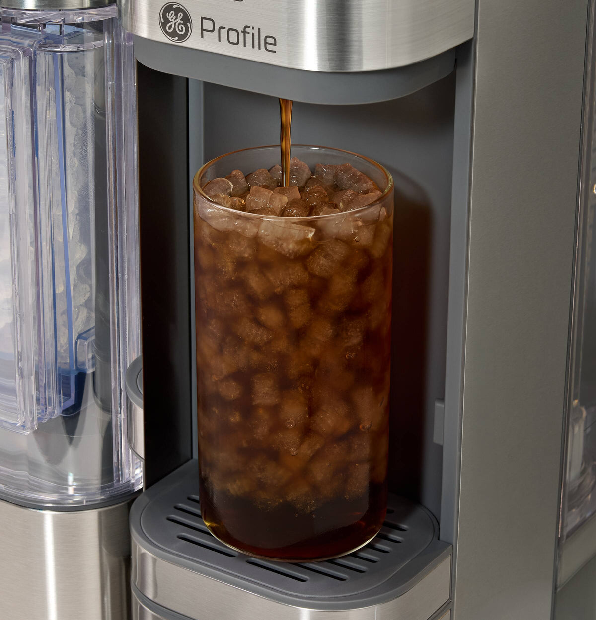 GE Profile - Brewpal Single-Serve Coffee Maker - Stainless Steel