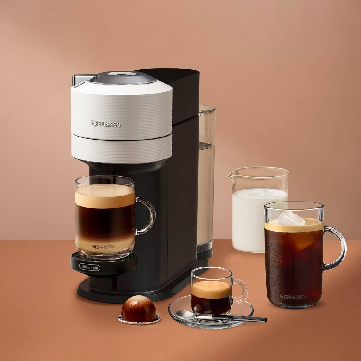 Nespresso - Vertuo Next Premium Coffee and Espresso Maker - White