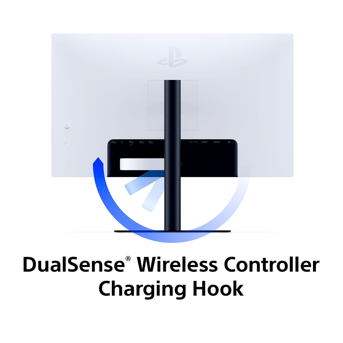 Sony Interactive Entertainment - PlayStation 27" Gaming Monitor with DualSense® Charging Hook - Black