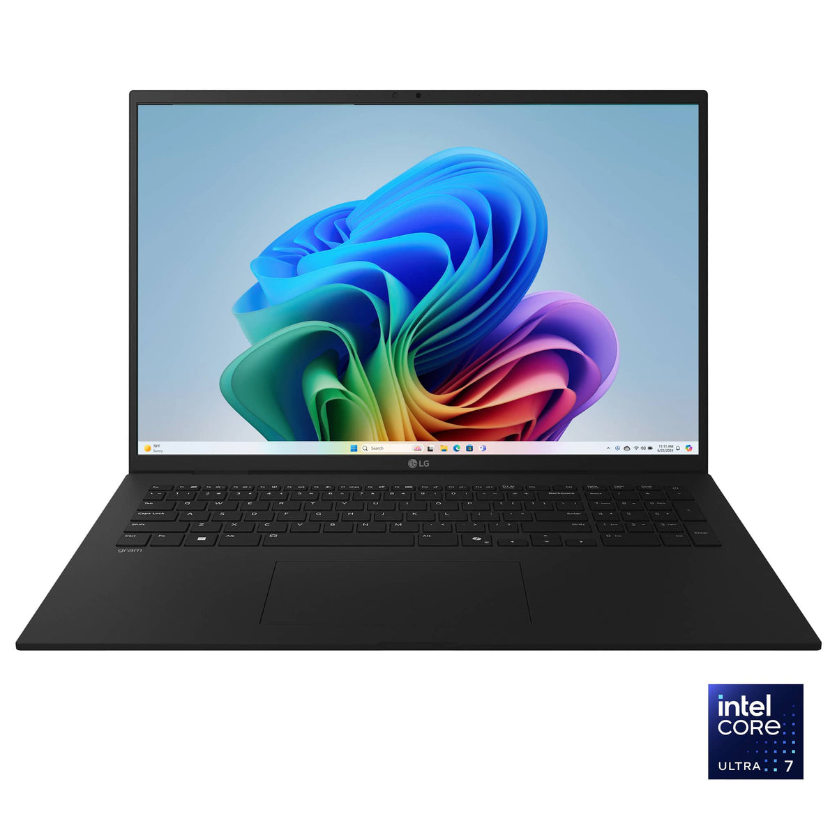 LG - gram 17" Touch Screen Laptop - Copilot+ PC - Intel Core Ultra 7 Series 2 with 32GB Memory - 1TB SSD - Obsidian Black