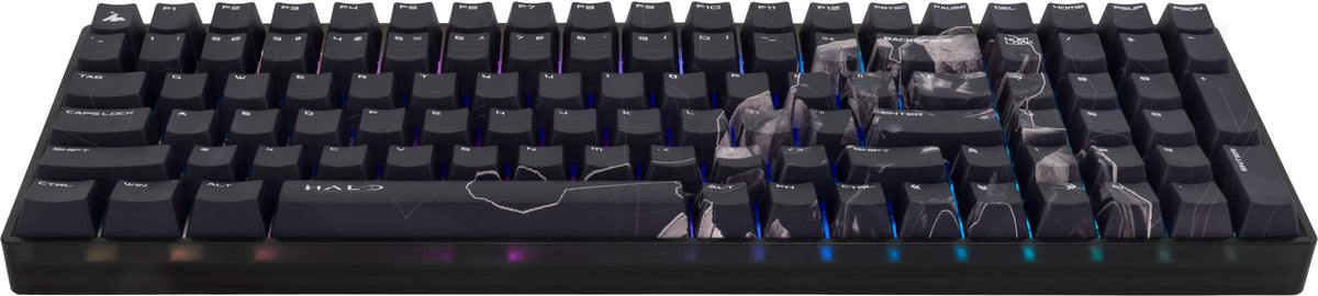 Higround - Basecamp 96+ 96% Wired Mechanical Lubed TTC Neptune Switch Gaming Keyboard with RGB Backlighting - Halo - Sniper Evolved
