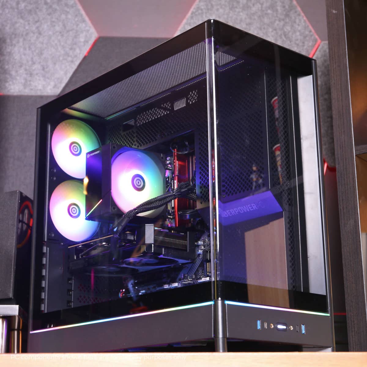 CyberPowerPC - Gaming Desktop - AMD Ryzen 7 8700F - NVIDIA GeForce RTX 5060 8GB - 16GB DDR5 - 1TB PCIe 4.0 SSD Storage - Black