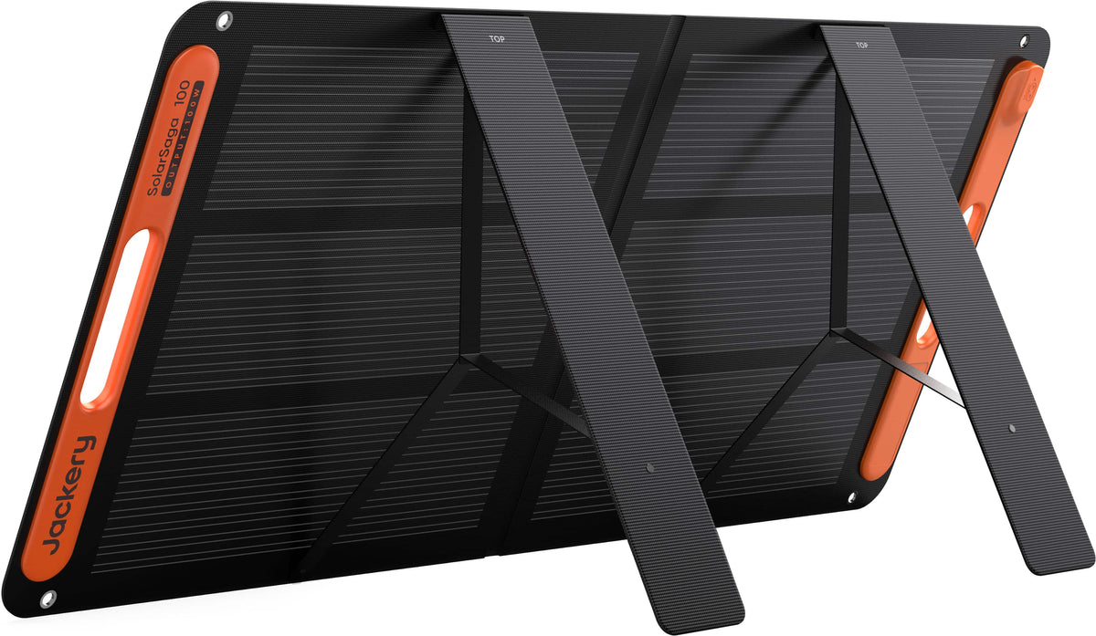 Jackery - SolarSaga Portable 100W Solar Panel - Black