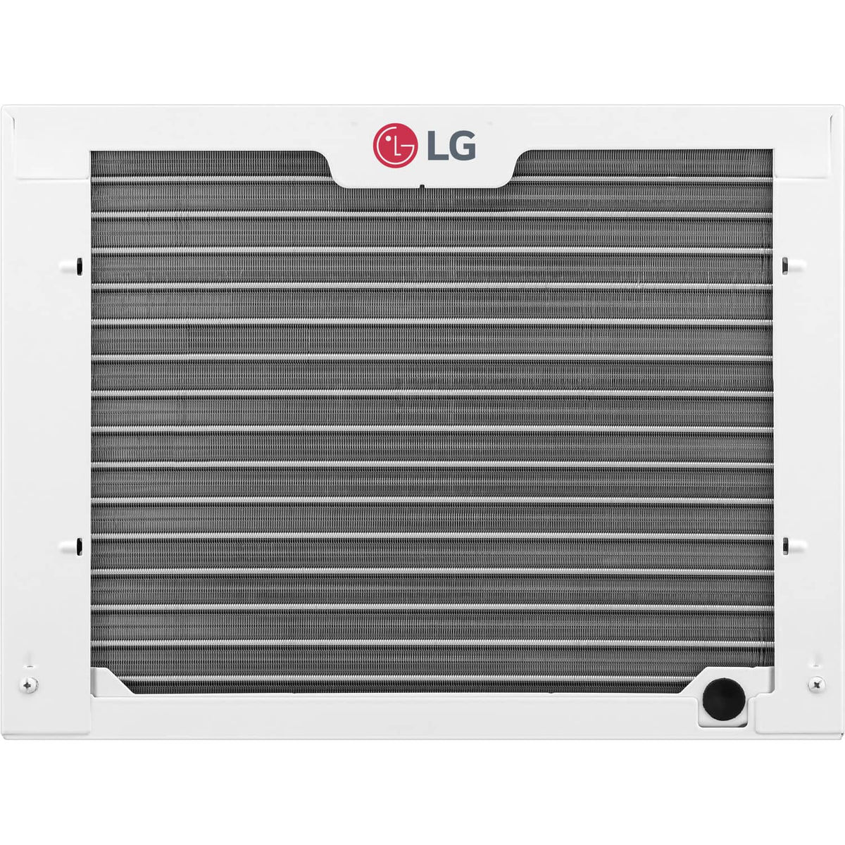 LG - 570 Sq. Ft. 12,200 BTU Window Air Conditioner with Supplemental Heat Function - White