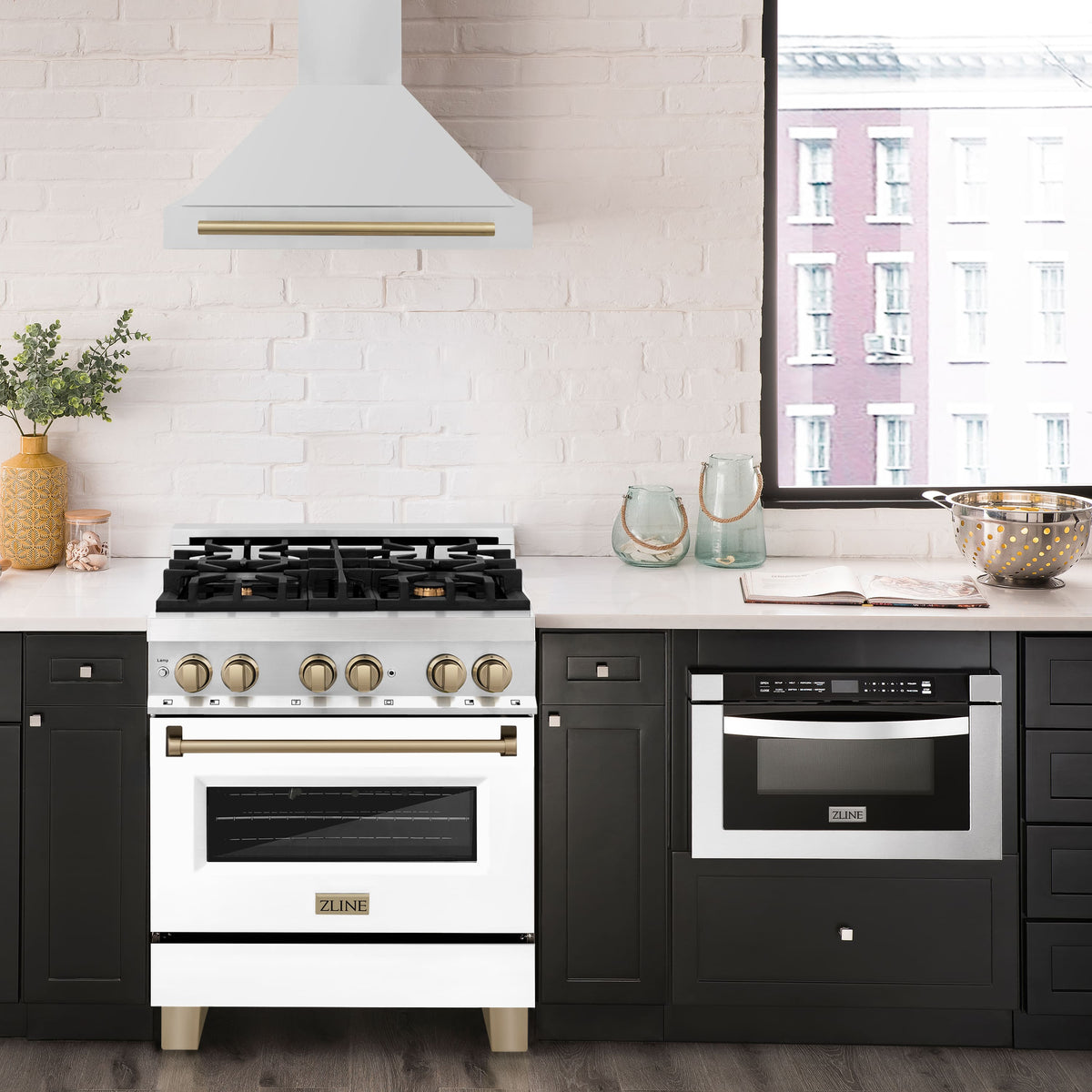 ZLINE Autograph Edition - 30 inches - Externally Vented - Wall Range Hood - Stainless Steel