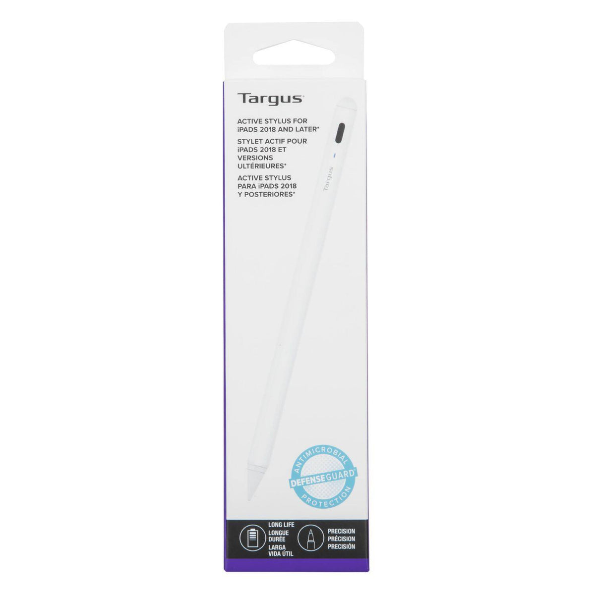 Targus - Antimicrobial Active Stylus for iPad - White