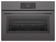Fisher & Paykel - 24" 1.7 Cu Ft Built-in Convection Speed Oven, 6.8" Touchscreen - Compact - Minimal Grey - Gray