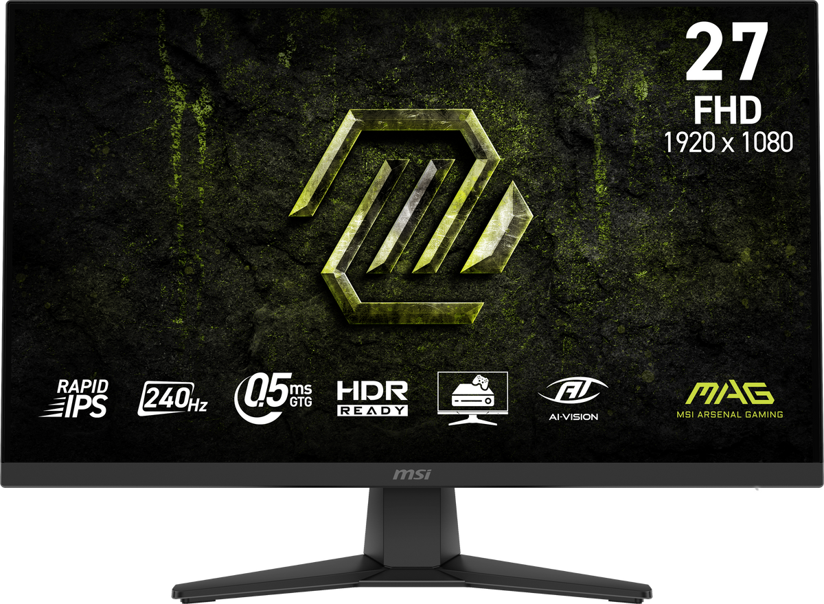 MSI - MAG 272F X24 27" LCD FHD 0.5ms Adaptive Sync Gaming Monitor with HDR Ready (DisplayPort, HDMI) - Metallic Black