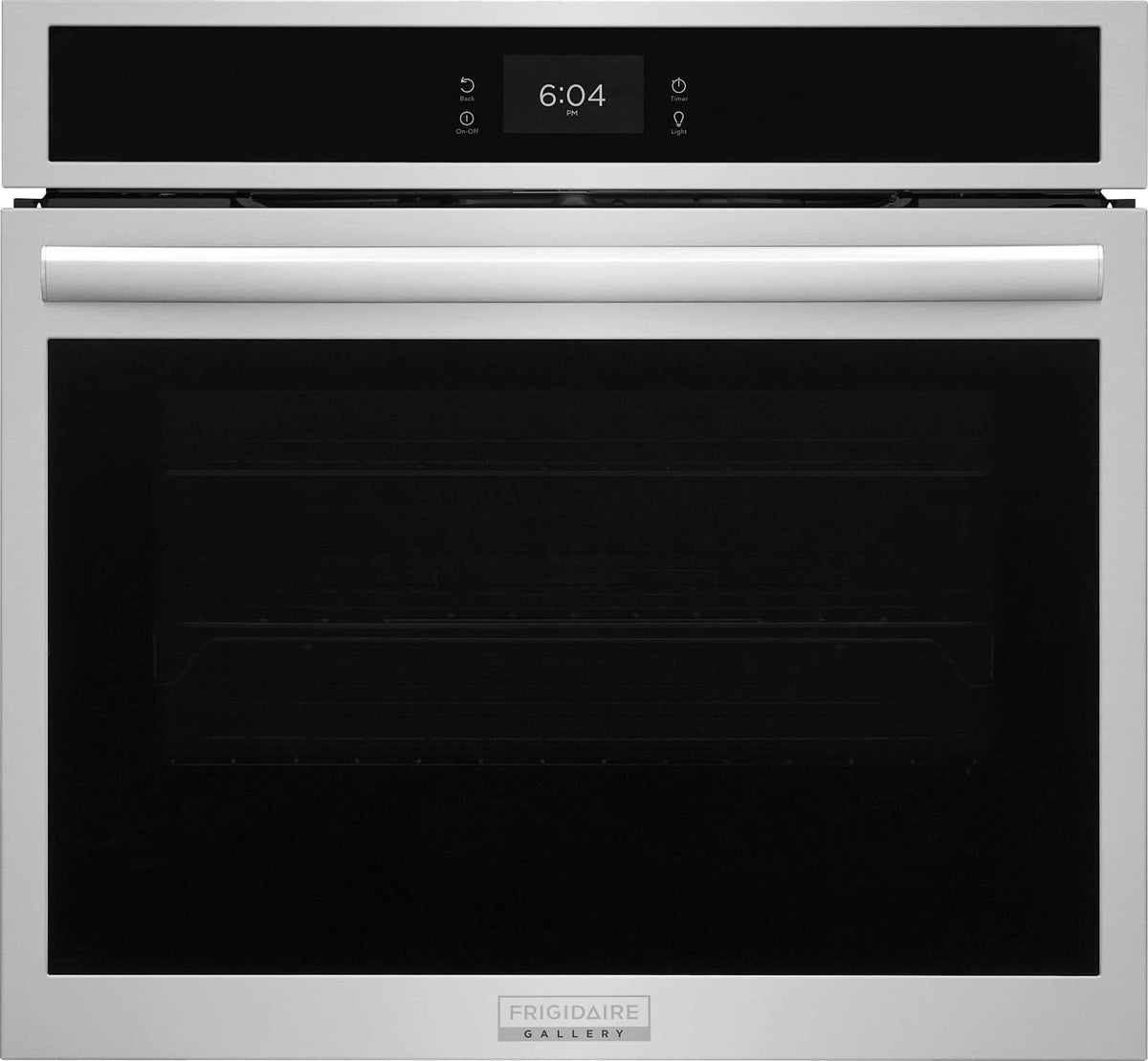 Frigidaire - Gallery 30" Built-In Single Total Convection Electric Wall Oven with Stone-Baked Pizza - Stainless Steel