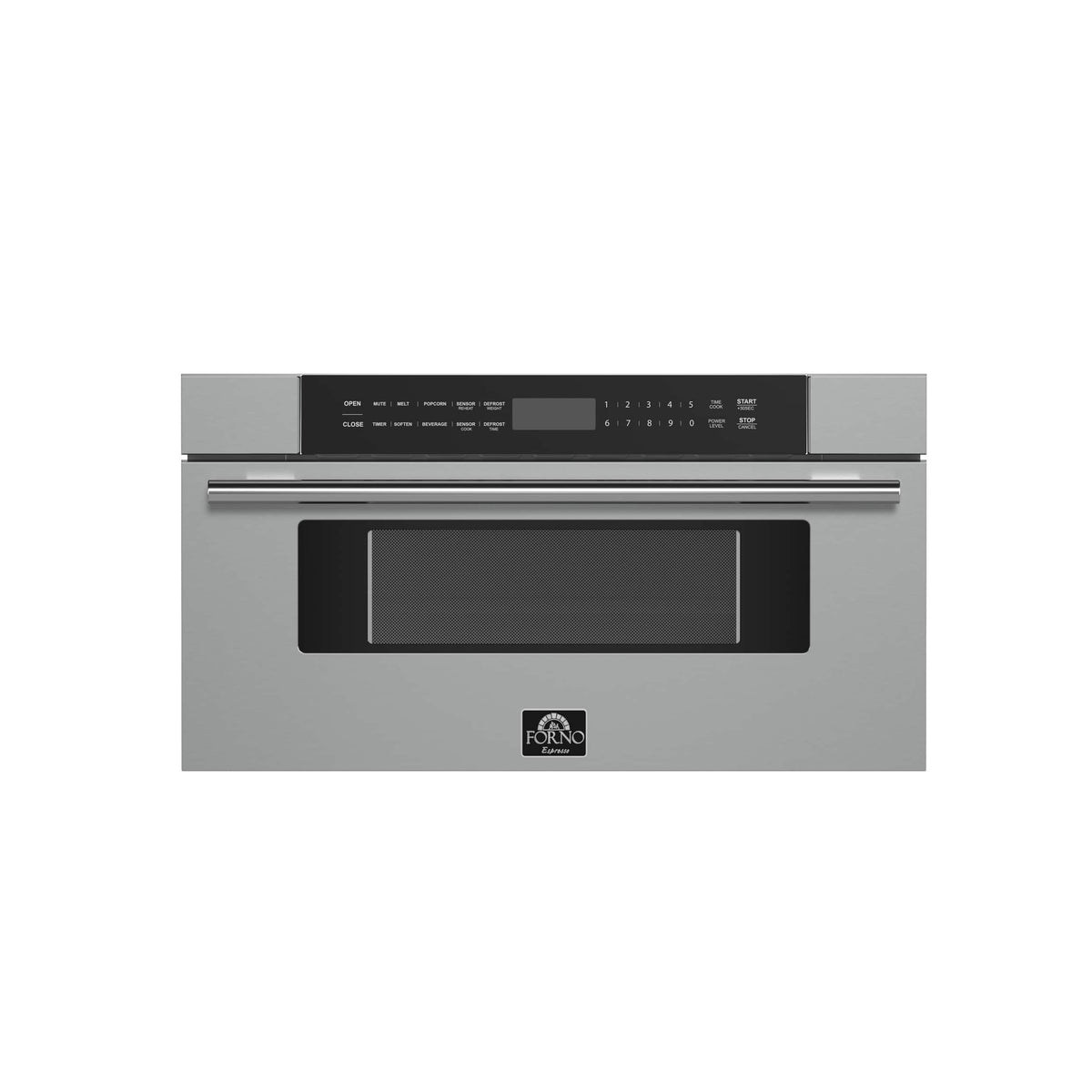 Forno Appliances - Capoliveri 1.2 cu. ft. Built-In Microwave Drawer with Sensor Cooking and Angled Touch Controls - Silver
