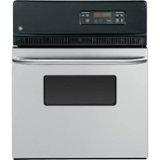 GE - 24" Built-In Single Electric Wall Oven with Electronic Oven Controls and Clear View Window - Stainless Steel