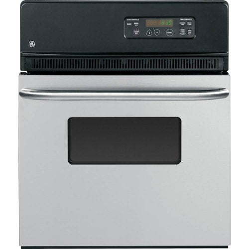 GE - 24" Built-In Single Electric Wall Oven with Electronic Oven Controls and Clear View Window - Stainless Steel