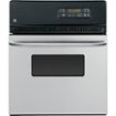 GE - 24" Built-In Single Electric Wall Oven with Electronic Oven Controls and Clear View Window - Stainless Steel