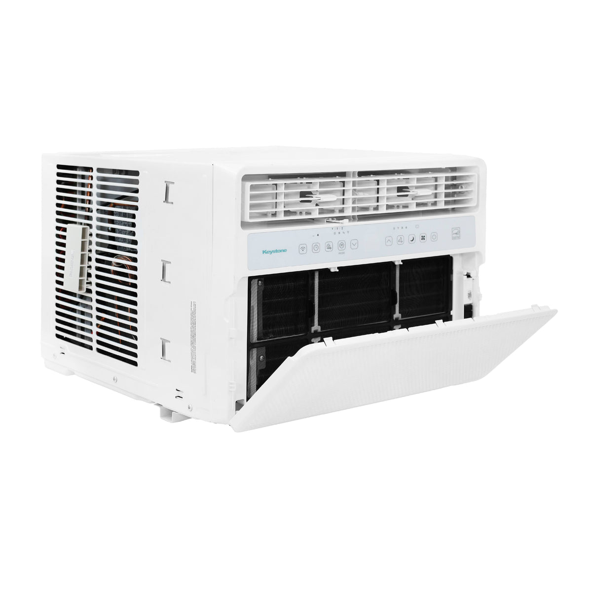 Keystone - 8,000 BTU 350 Sq. Ft Window Mounted Inverter Air Conditioner with Remote Control - White