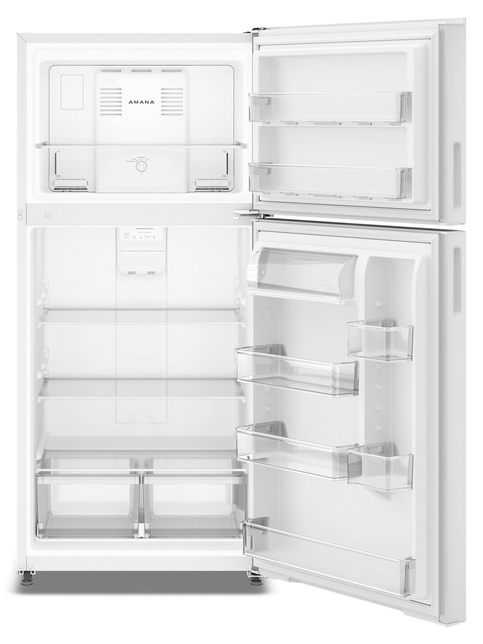 Amana - 30 in. Wide 19 cu. ft.Garage Ready Top-Freezer Refrigerator and - White