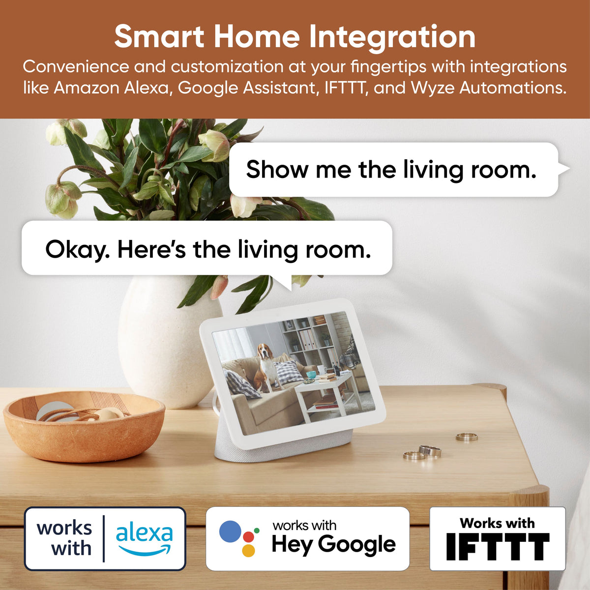 Wyze - Indoor Cam Pan 2K Indoor Pan/Tilt Wired Security Camera with Motion Tracking, Color Night Vision and 2-Way Audio - White
