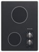 KitchenAid - 15 in. Wide 2 element Built-In Electric Cooktop with Radient Elements - Black
