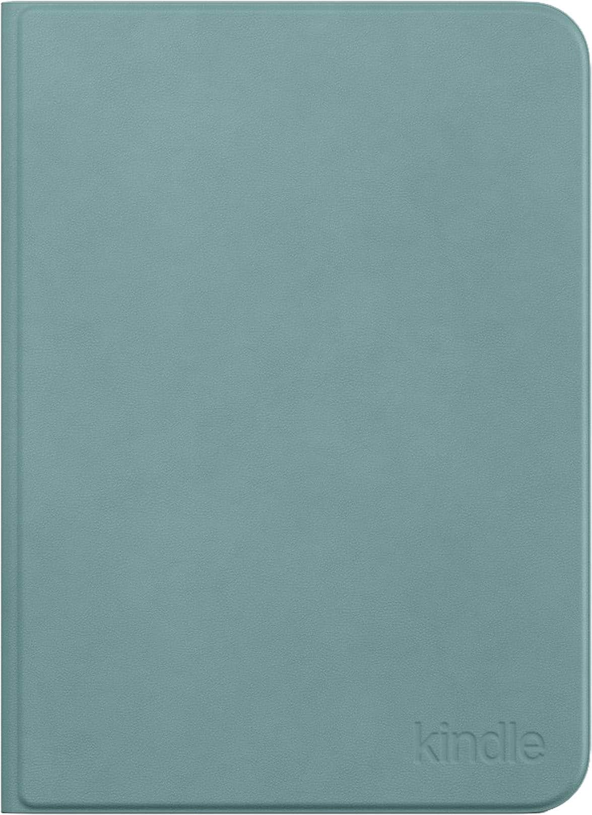 All-New Amazon Kindle Aluminum Slim Cover w/ Magnetic Attach, Lightweight, Foldable Protective Case, Plant-Based Leather - Seaglass Green