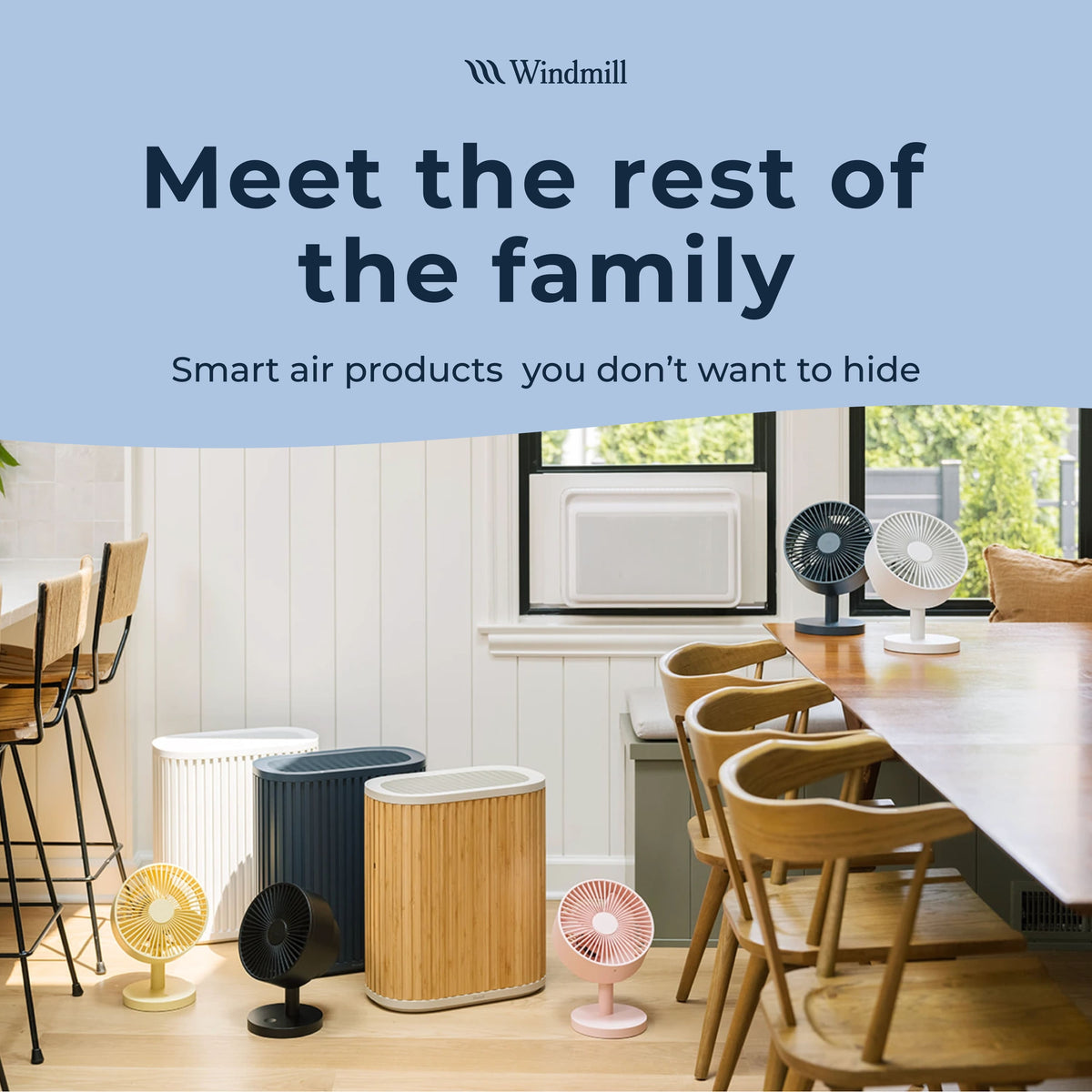 Windmill - 6,000 BTU Smart Window Air Conditoner - White