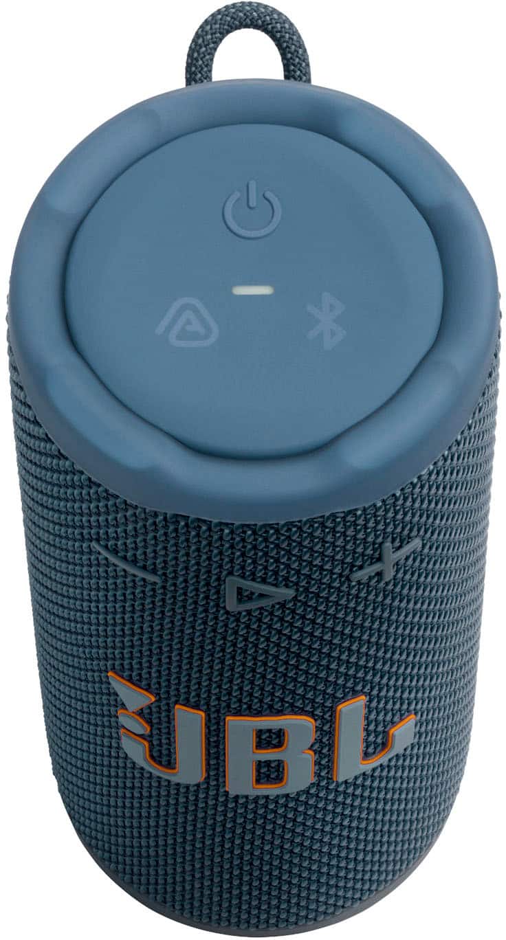 JBL - Grip Portable Wireless Speaker with Built-In Light - 2025 - Blue