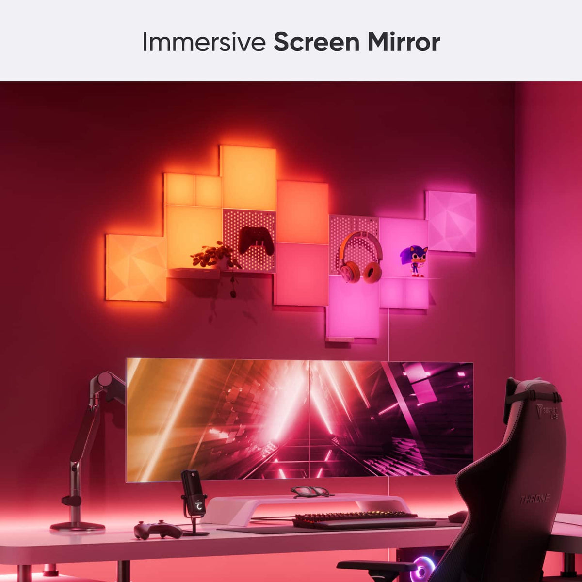 Nanoleaf - Blocks Combo Smarter Kit - Smart LED Wall Light Panels - Multicolor