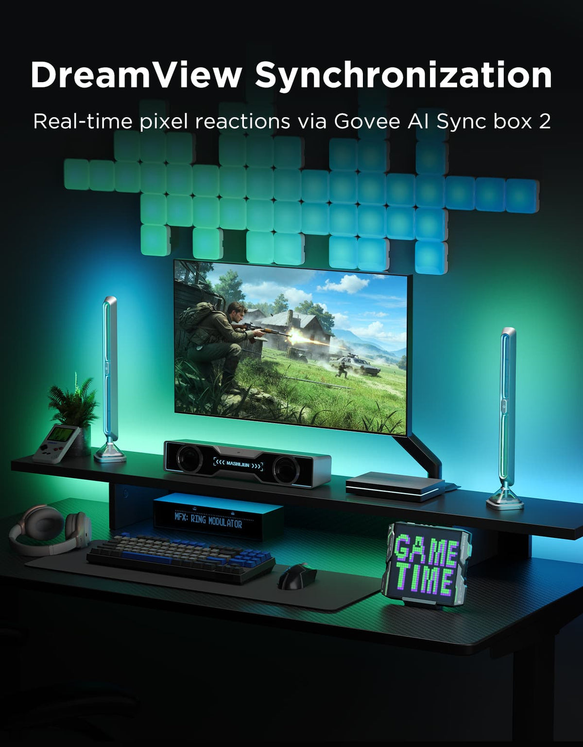 Govee - Gaming Pixel Light - Multi