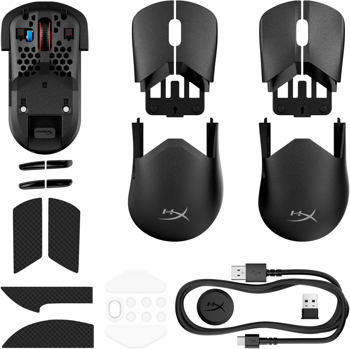 HyperX - Pulsefire Saga Pro Lightweight Wireless Optical Gaming Mouse with 4K Polling Rate - Wireless - Black