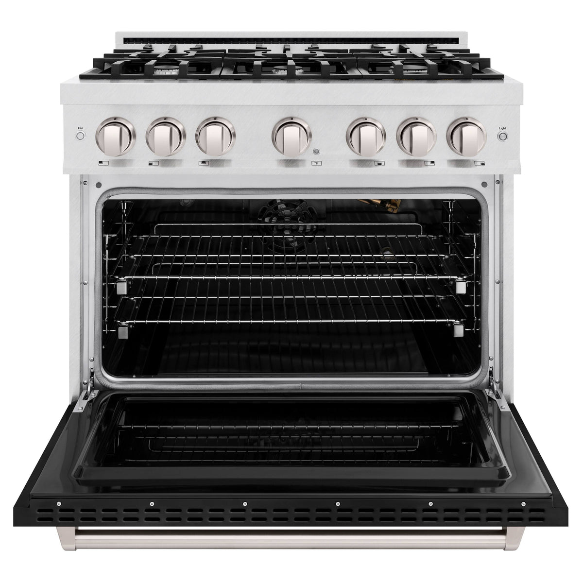 ZLINE - 36 in. Wide 6 Burner Classic Gas Range and Convection Oven (CGRS-BLM-36) - White Matte