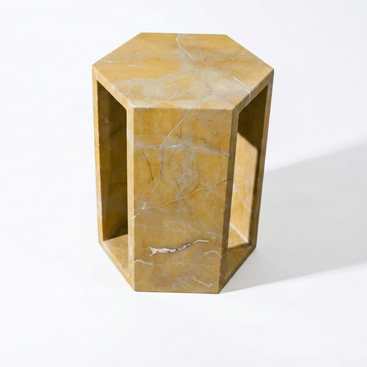 Modern Minimalist Hexagon Side Table
