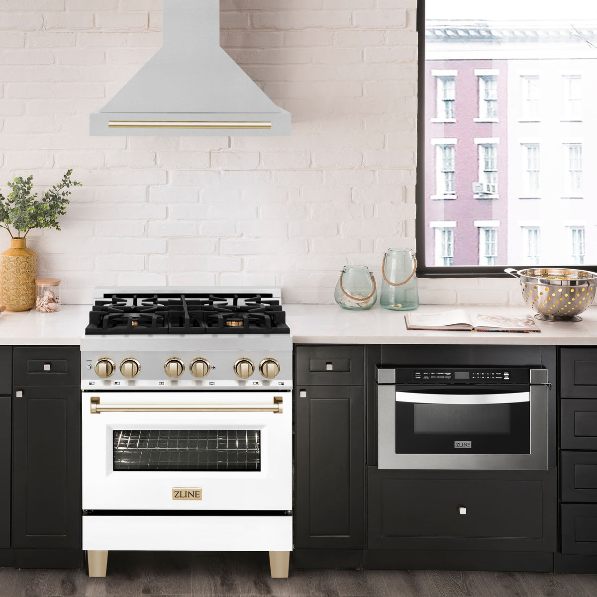 ZLINE Autograph Edition - 30 inches - Externally Vented - Wall Range Hood - Stainless Steel