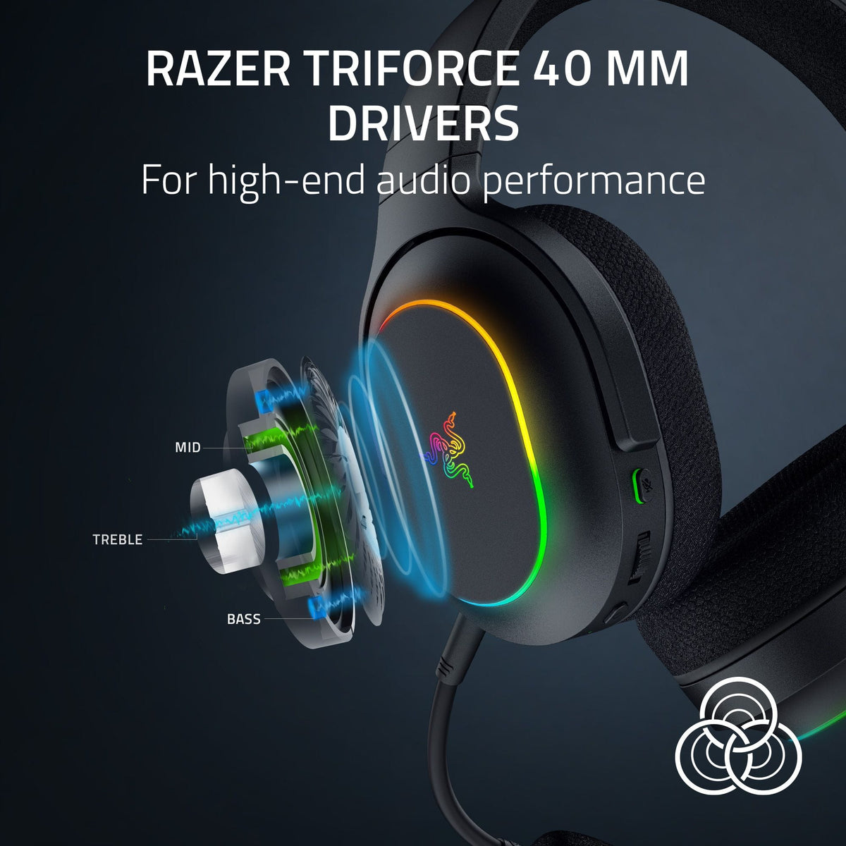 Razer - Barracuda X Chroma Bluetooth Wireless Over-the-Ear Gaming Headset for PC, Mac, Playstation, Switch, Steam Deck, Mobile - Black