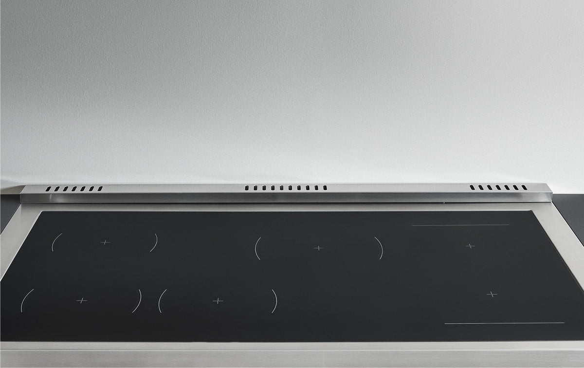 Bertazzoni - 48" Master Series Induction Range - Bianco Matt/Gold - White
