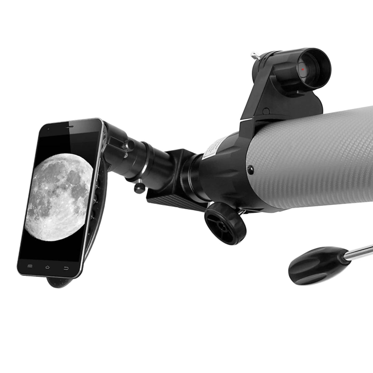 National Geographic - 70mm Refractor Telescope Adjustable Height Tripod - Silver